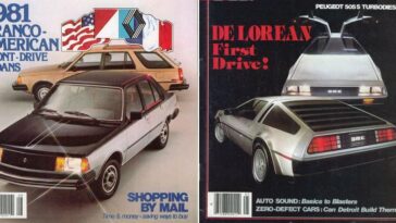 Motor Trend Magazine Cover 1980s