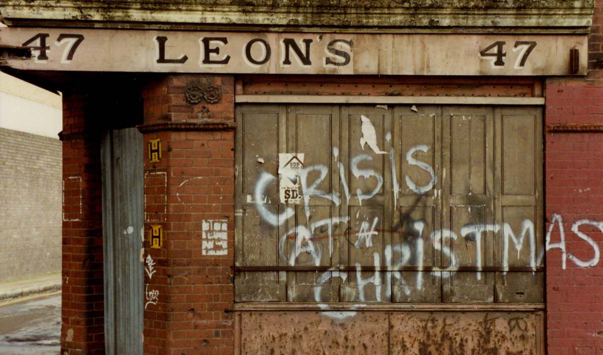 Old Shopfronts East London 1988