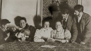 People Reading from the Past