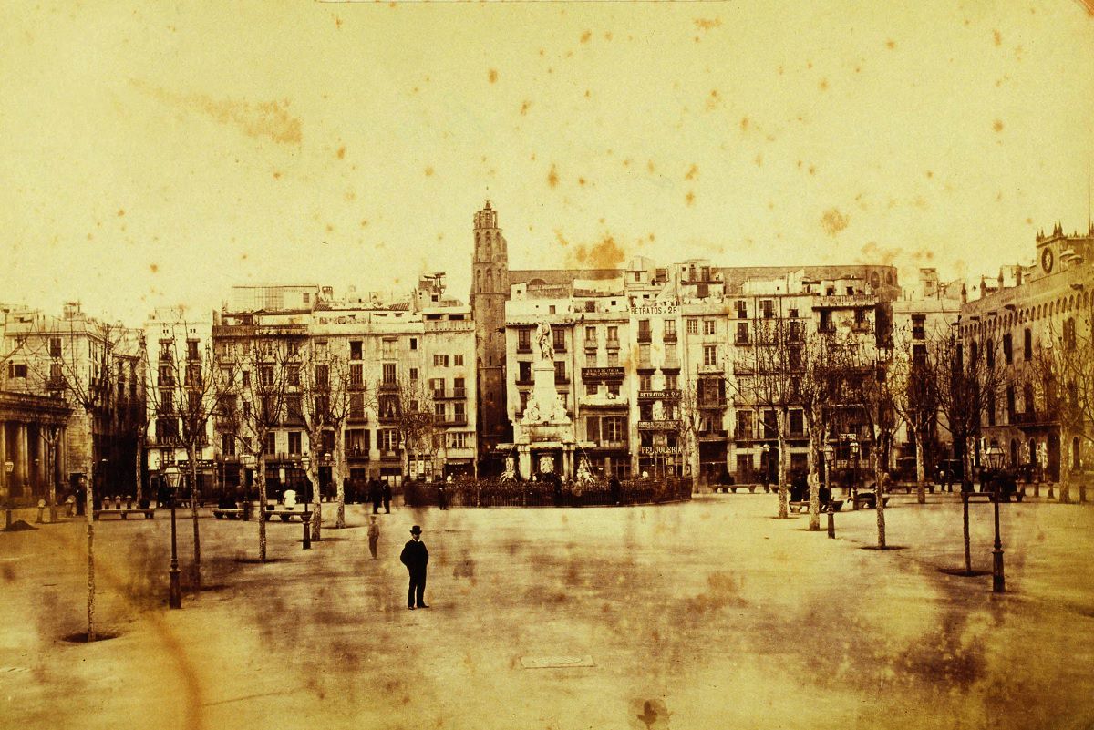 The First Photograph ever photograph of Barcelona, 1839