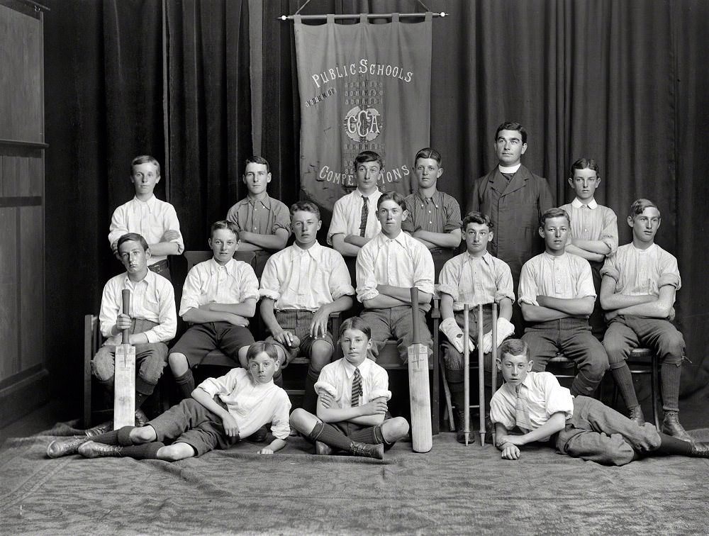 Marist Brothers cricket team, Christchurch, New Zealand, 1913