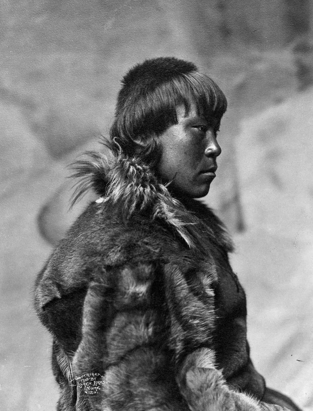 Portrait of an Eskimo man. 1903.