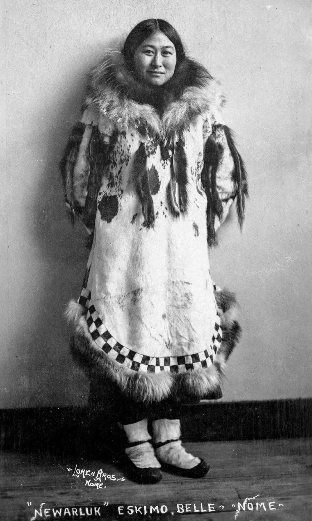 Newarluk, an Eskimo woman. 1915.