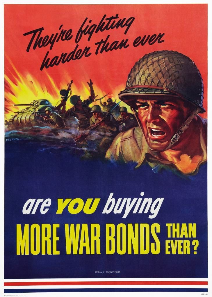 World War II War Bonds Poster Art