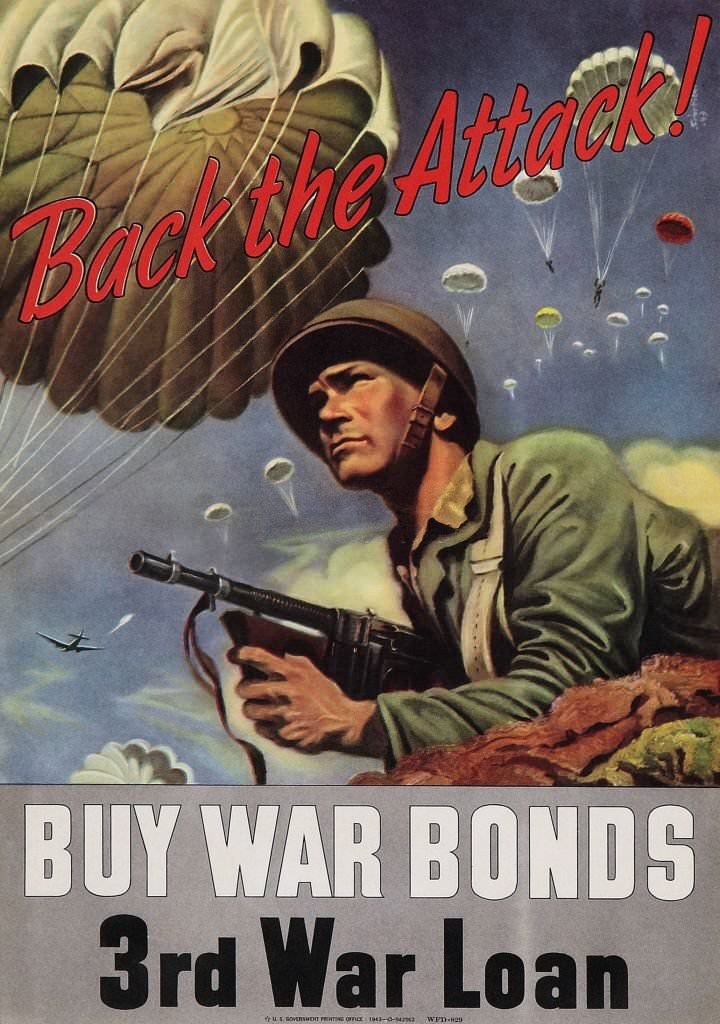 World War Ii War Bonds Poster