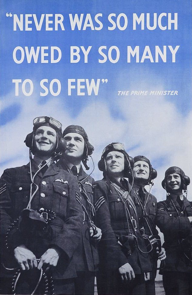 Never was so much owed by so many to so few