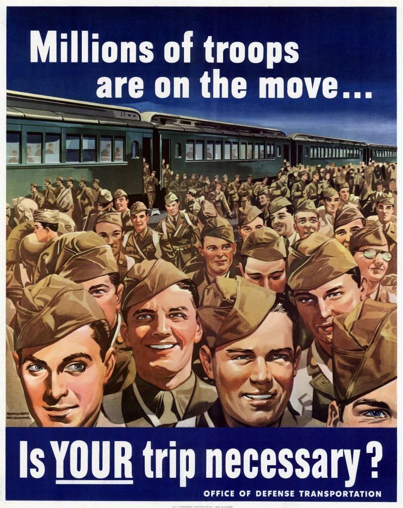 Millions of troops are on the move  is your trip necessary?