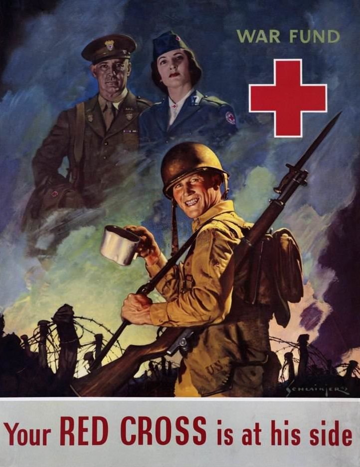American propaganda poster, 1942