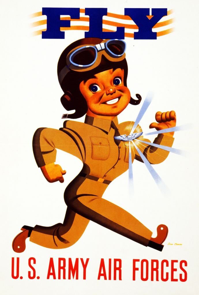 Fly - U.S. Army Air Forces 1942 Poster.