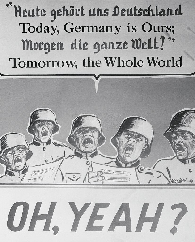 Oh, Yeah? World War II Poster by MacLean