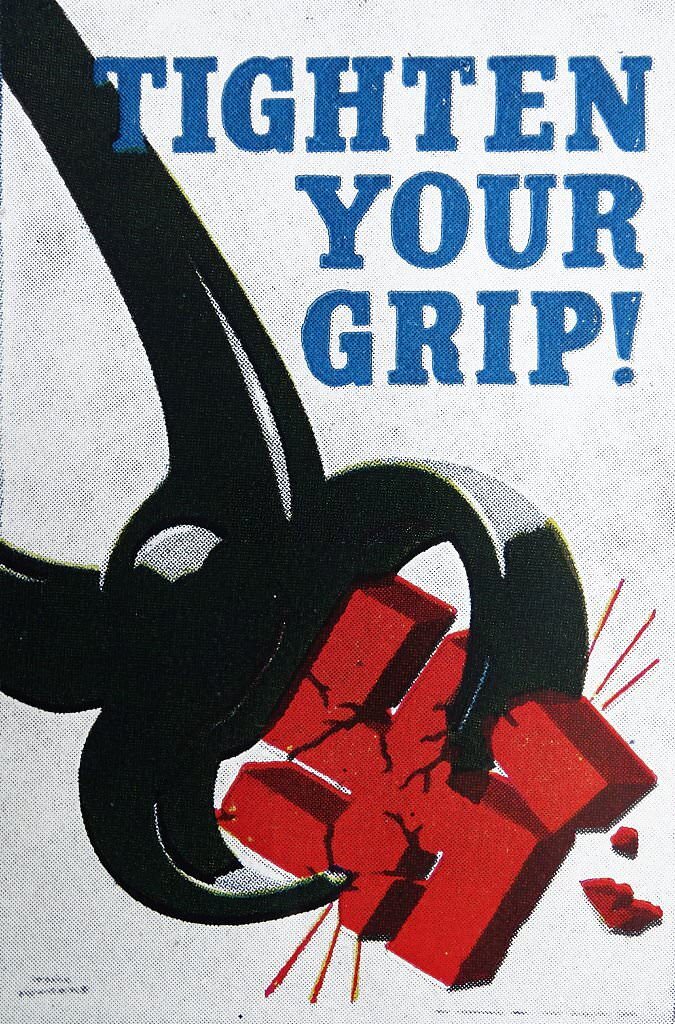 World war Two British propaganda poster.