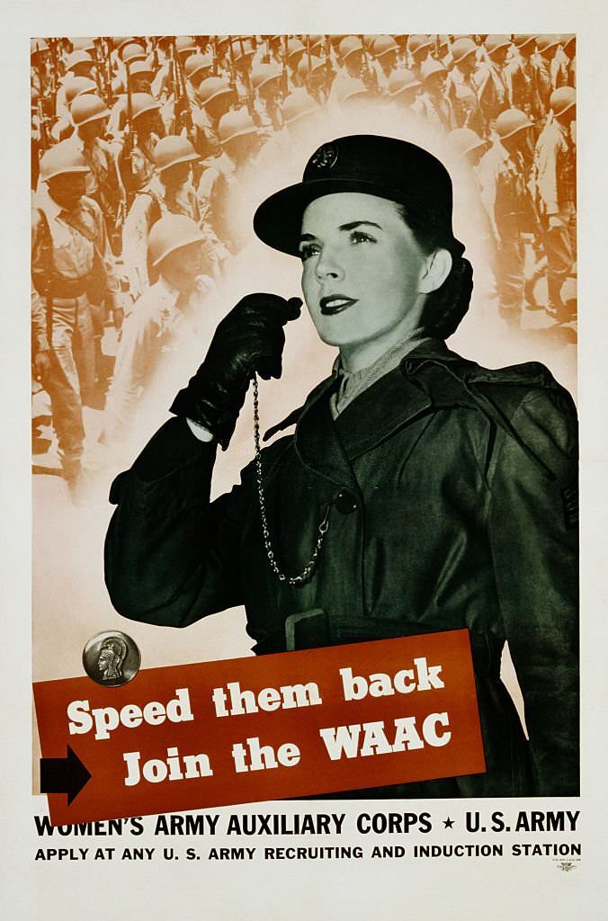 Speed Them Back, Join the WAAC Poster