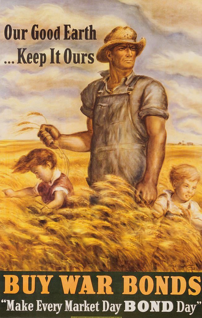 Our Good Earth...Keep it Ours War Bonds Poster by John Steuart Curry