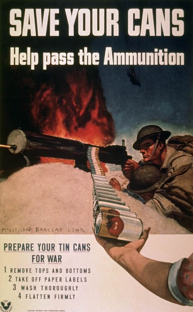 Save your Can/ Help Pass the Ammunition by McClelland Barclay.