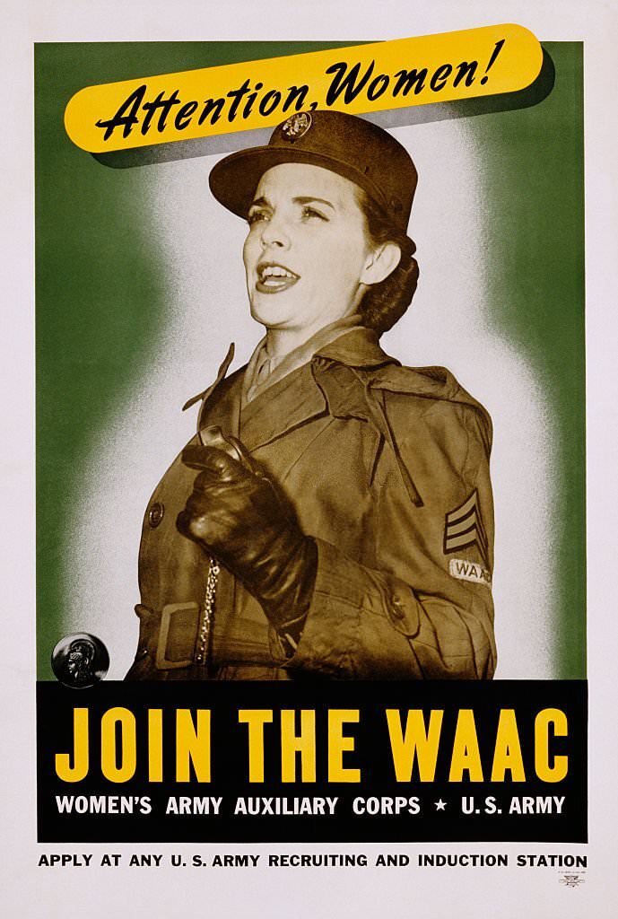 Join the WAAC Recruitment Poster.