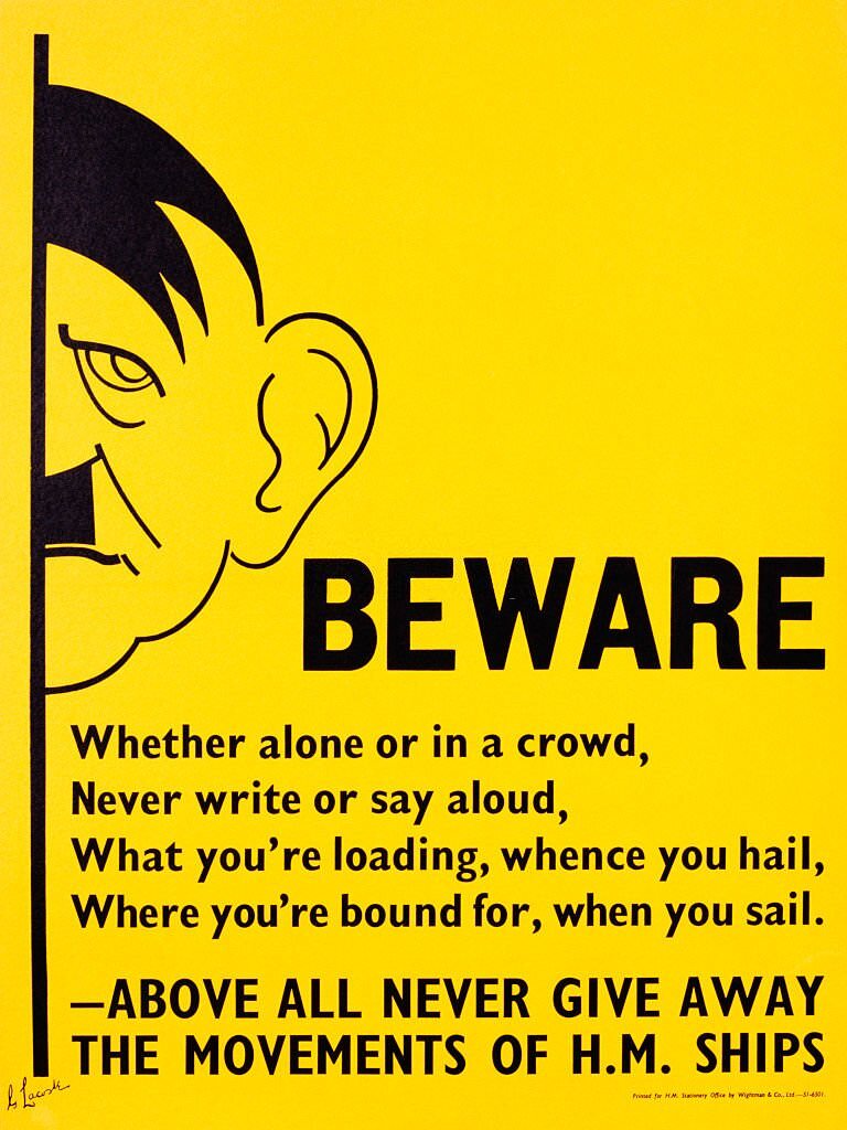 Beware Poster by G. Lacoste.