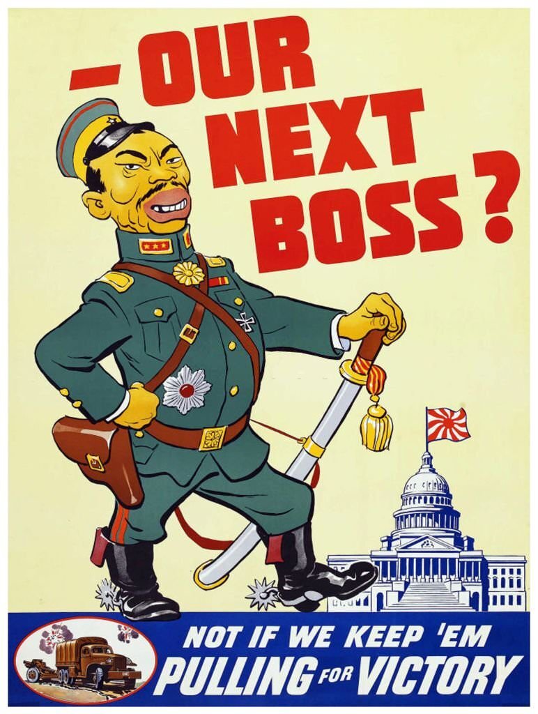 US Army anti-Japanese propaganda poster, World War II (1941-1945