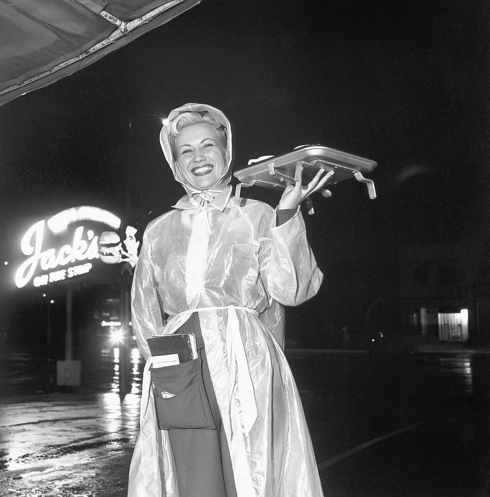 Drive-In Restaurant in California, 1954