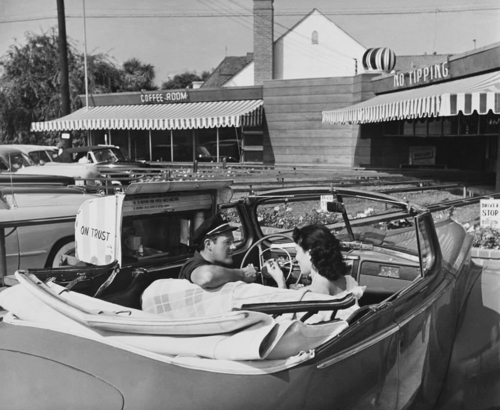 A Drive-in Restaurant in Hollywood, 1950s