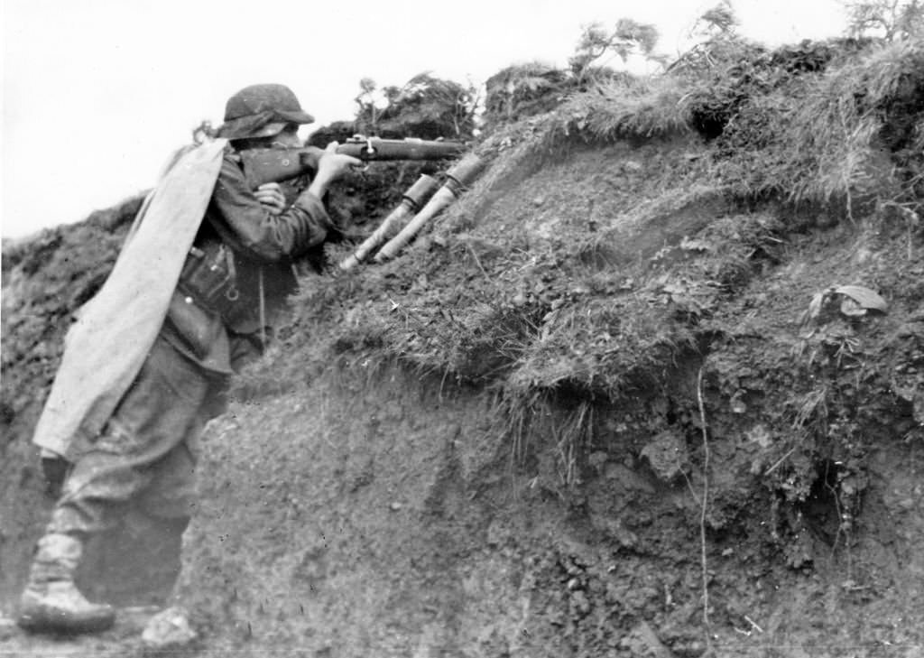 The German Wehrmacht in the Carpathian Mountains on the Eastern Front.