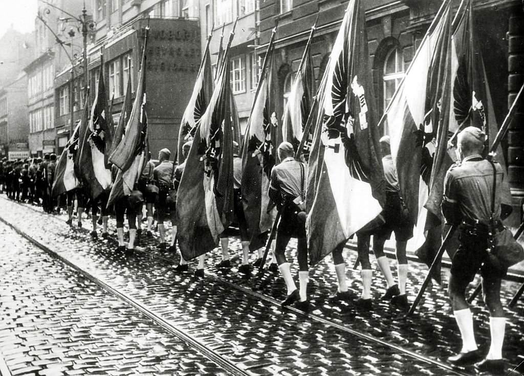 The invasion and occupation of Czechoslovakia, 1939.