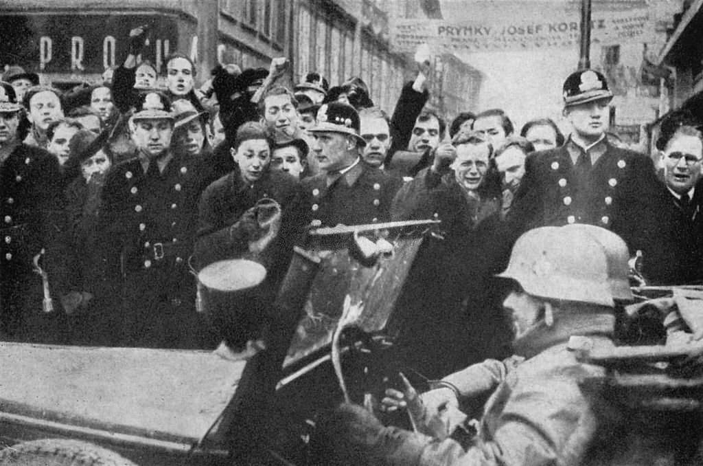 German invasion of Prague 15 March 1939.