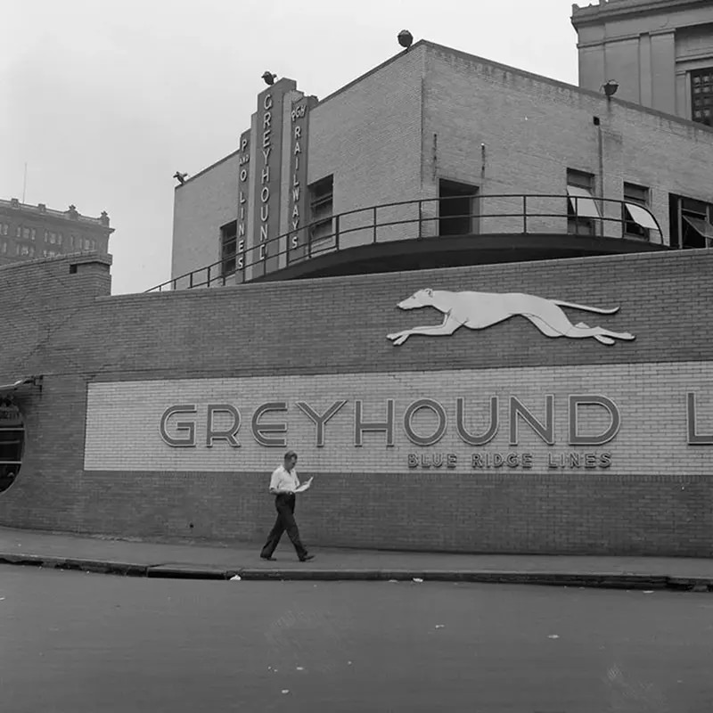 The Greyhound terminal in Pittsburgh.