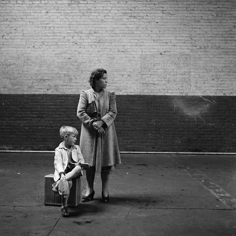 Passengers wait to board a bus from Knoxville, Tennessee to Washington, D.C.