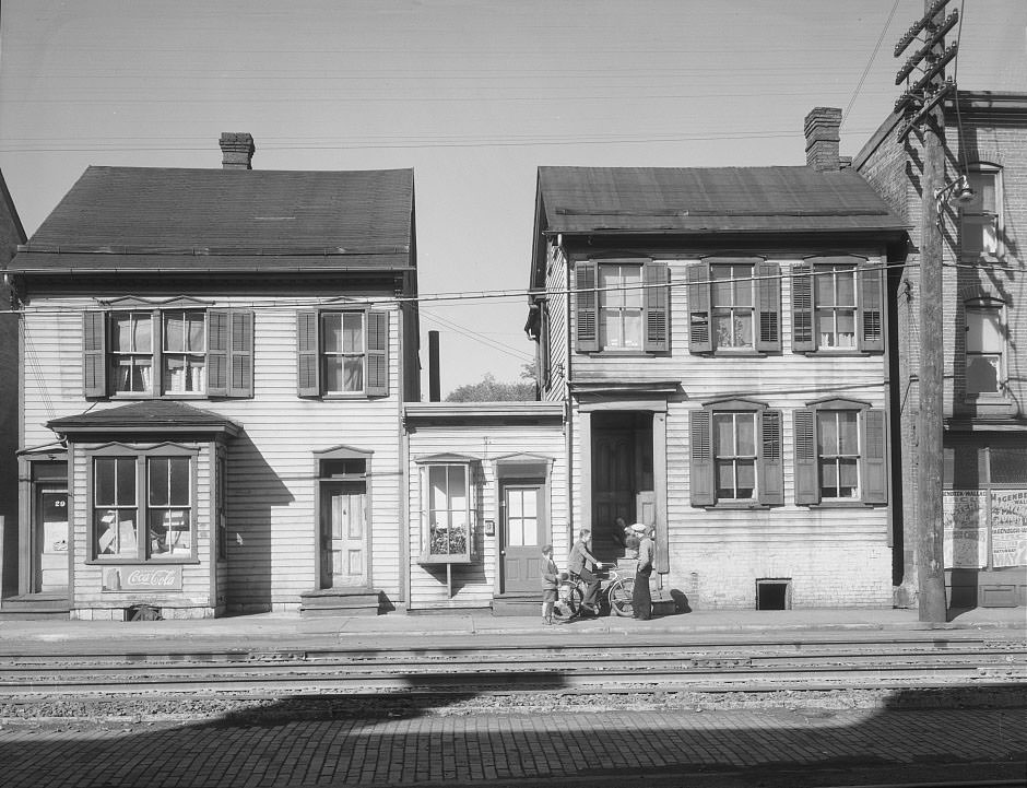 Houses near the railroad. Hagerstown, Maryland