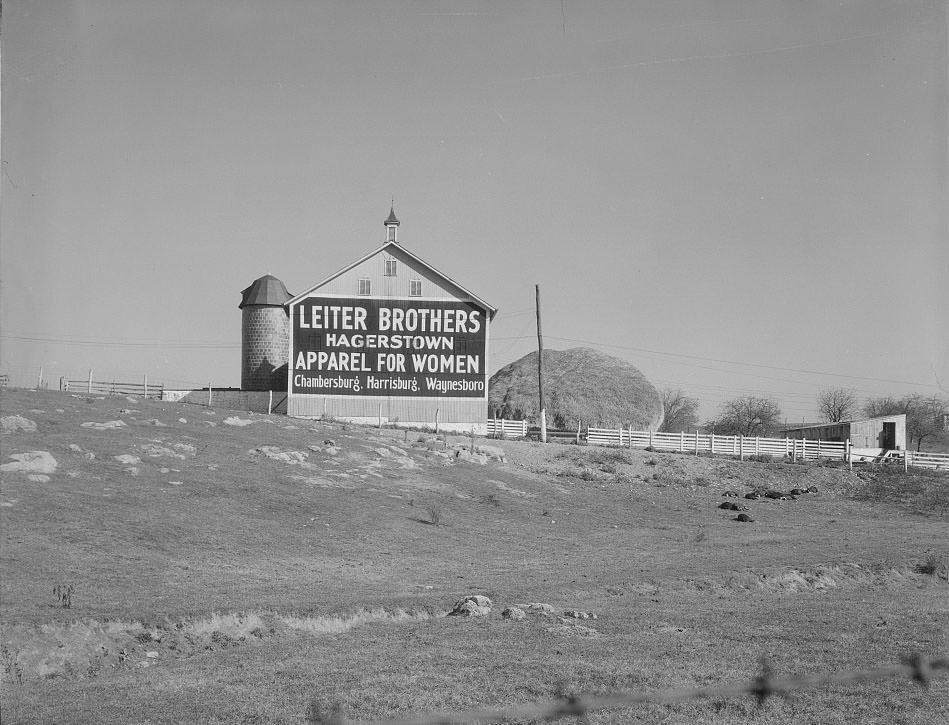 Barn on outskirts of Hagerstown, Maryland