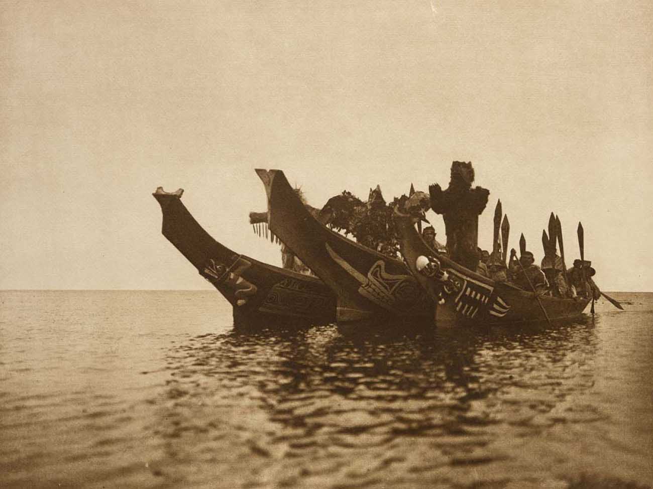 Rare Historical Photos of Kwakwakaʼwakw Ceremonial Dress and Masks, 1914-1915