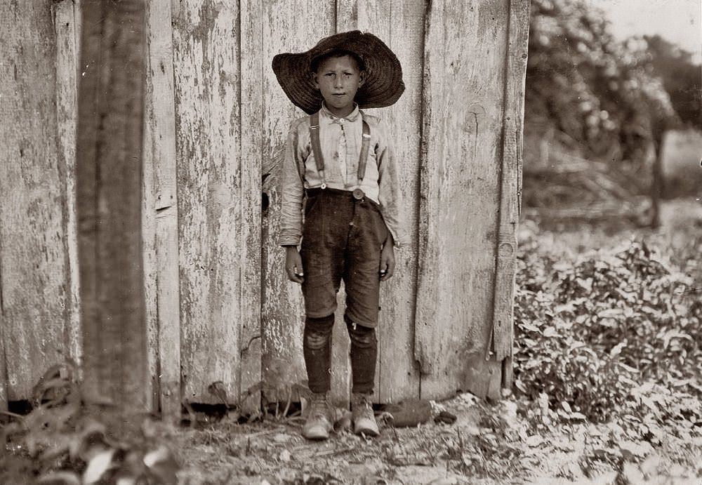 John Slebzak, working on the Bottomley farm near Baltimore with his family, 1909