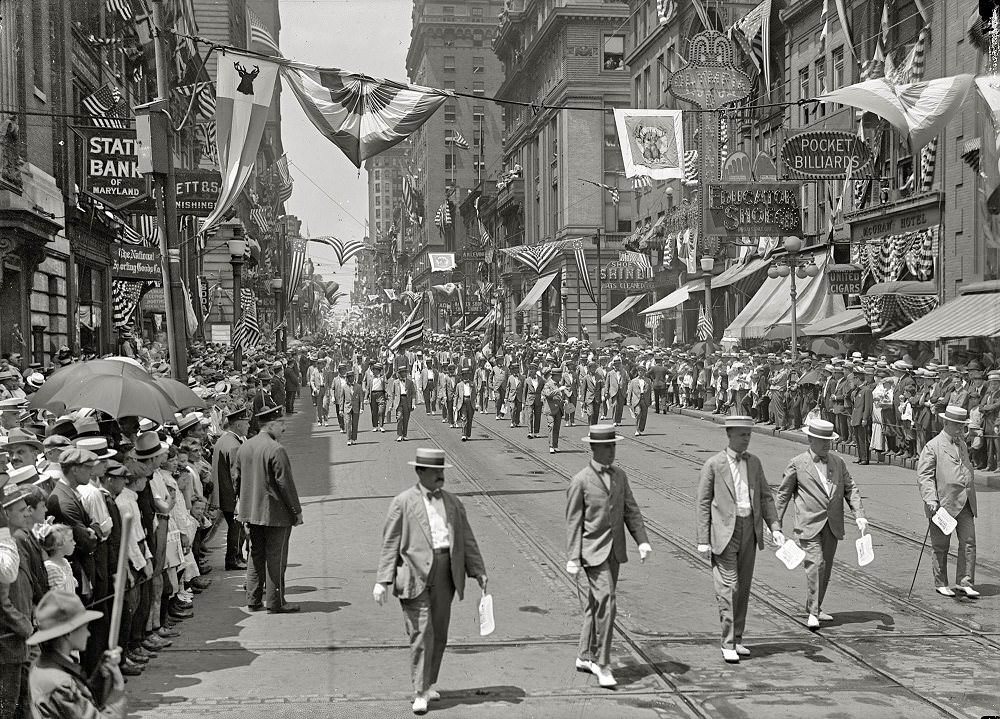 Elks parade in Baltimore, 1916
