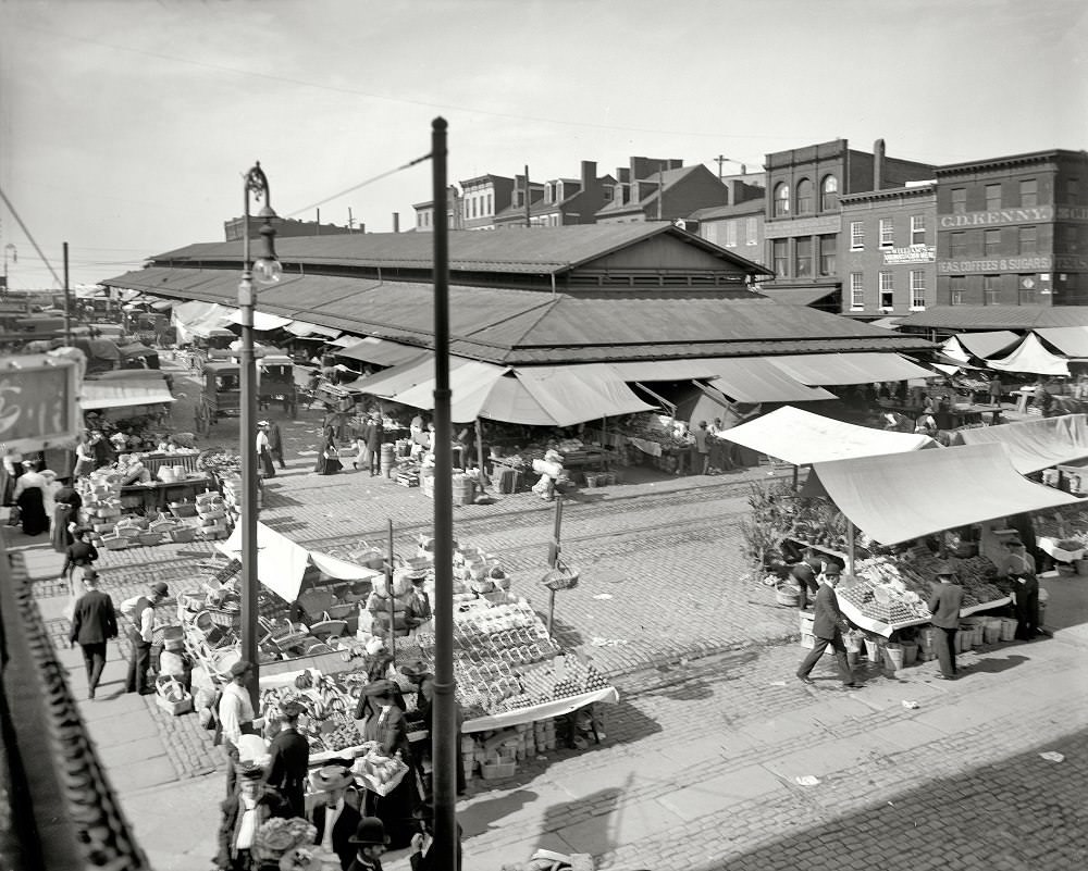 Lexington Market, Baltimore, 1905
