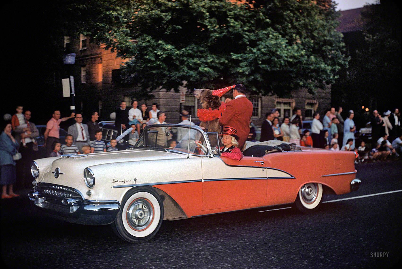 Circus parade, Baltimore, 1958