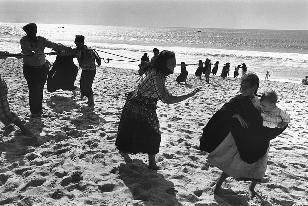 Nazare, Portugal, 1956