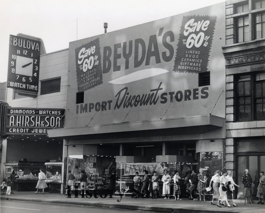 Beyda's Import Discount Store, 1957