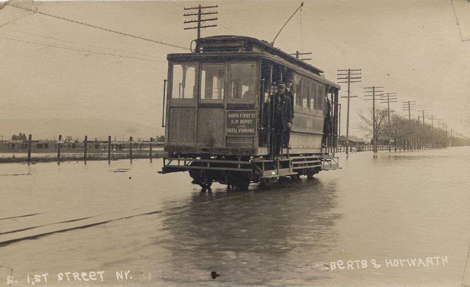 First St. near Humboldt, March 7, 1911