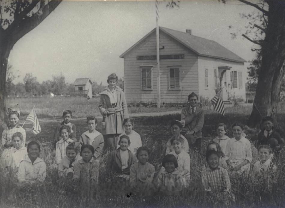 Jefferson School group with teacher, 1912
