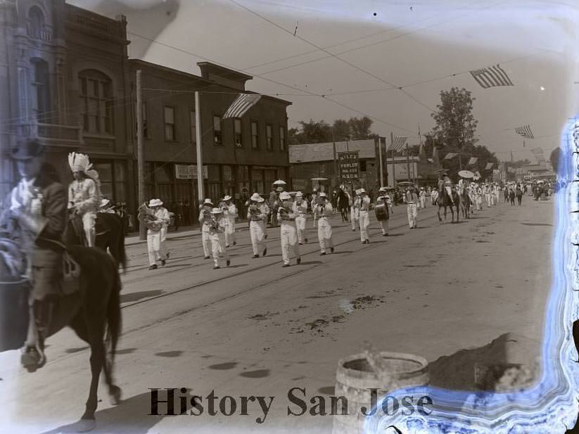 Native Sons of the Golden West Parade, 1890s