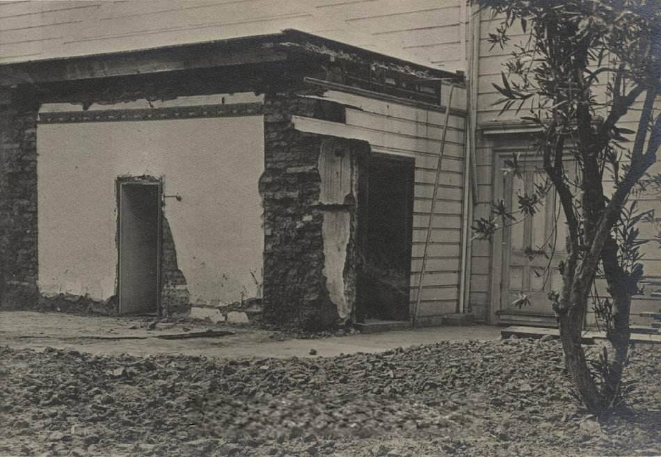 Father Catala's Room, Mission Santa Clara, 1915