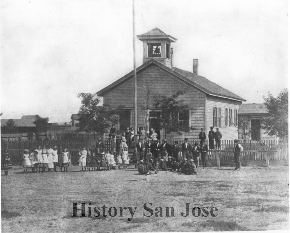 Alviso School, San Jose, 1895
