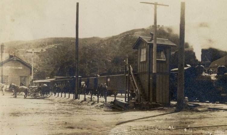 Train at Station Los Gatos, 1905