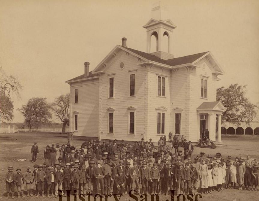 Mountain View School, 1890s