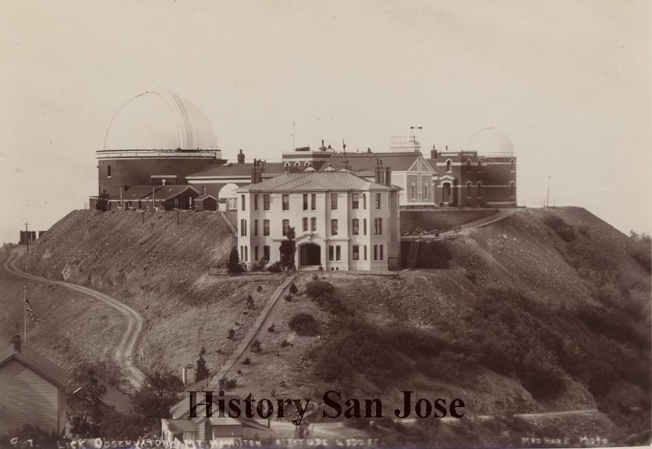 Lick Observatory, Mt. Hamilton, Altitude 4200 ft, 1895