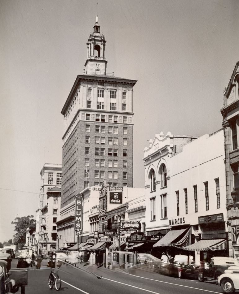 Bank of America building, South First Street, 1944