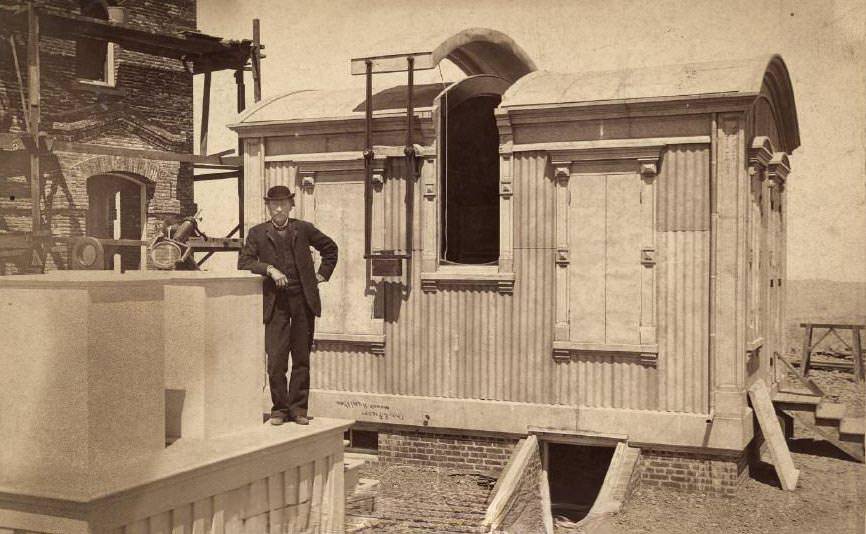 Lick Observatory Construction, 1880