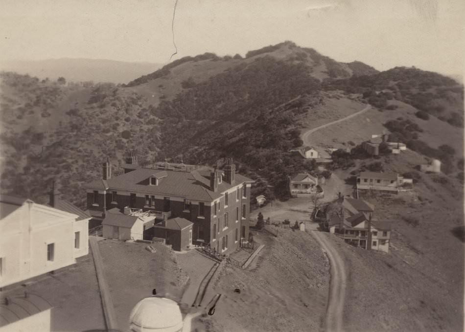 Buildings Near Lick Observatory, Mount Hamilton, California, 1910s