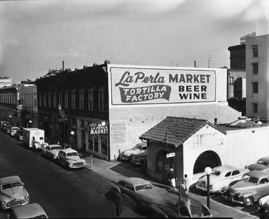 View of Post Street, San Jose, California, 1951