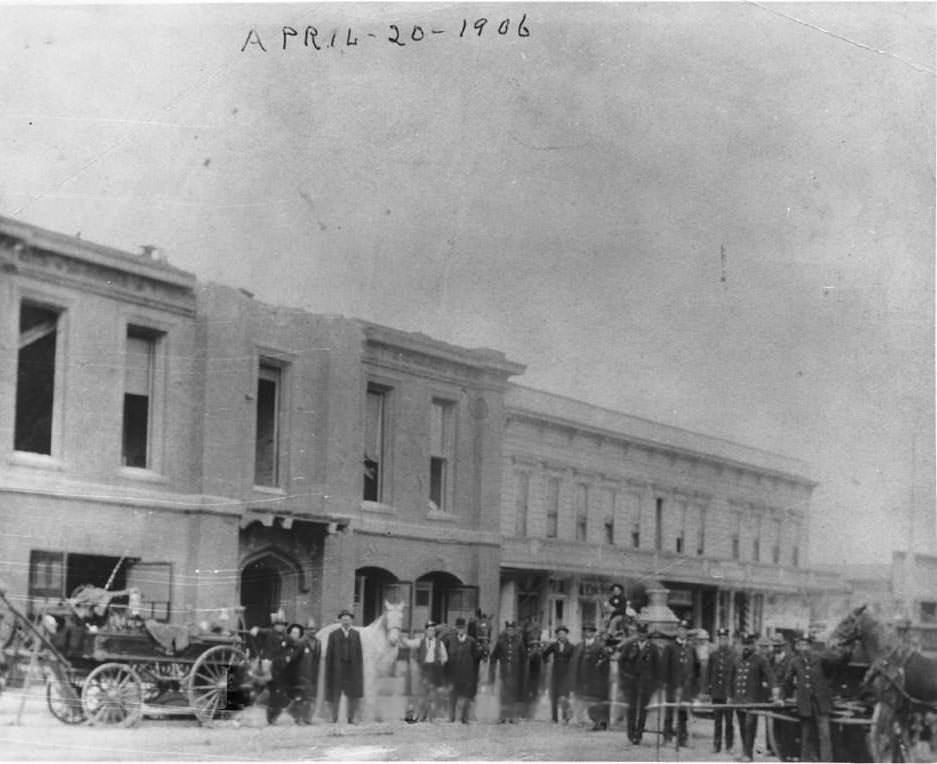 Damage to Main Fire Station, 1906